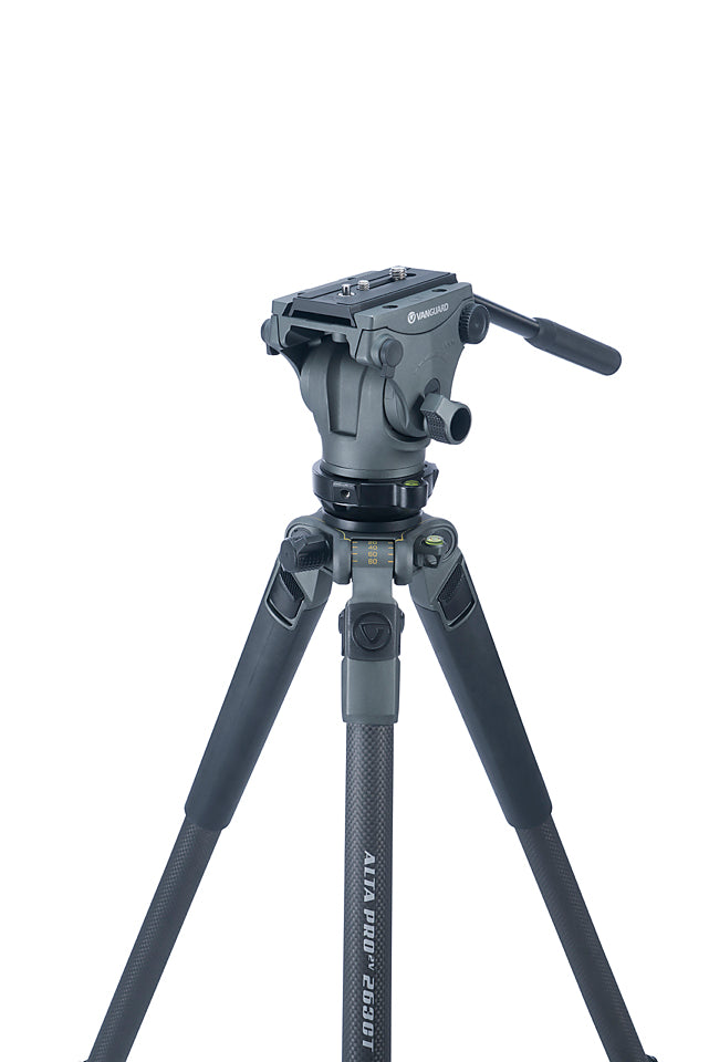 Alta Pro 2V 263CV Carbon Fiber Tripod with Lightweight Video Head - Professional Camera Support for Photography & Videography - Perfect for Travel, Studio & Outdoor Shooting