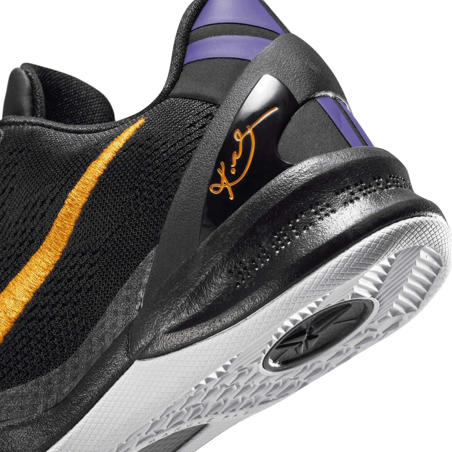 Kobe VIII Protro 'Lakers Away' Basketball Shoes for Kids - Lightweight Performance Sneakers for Youth Basketball Games & Training