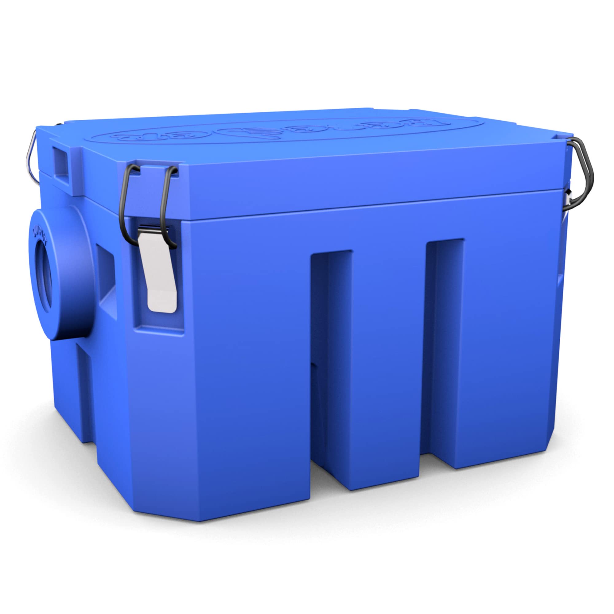5 GPM Under Sink Grease Trap Interceptor - 10 Lb Plastic Grease Trap for Kitchen Sink (16