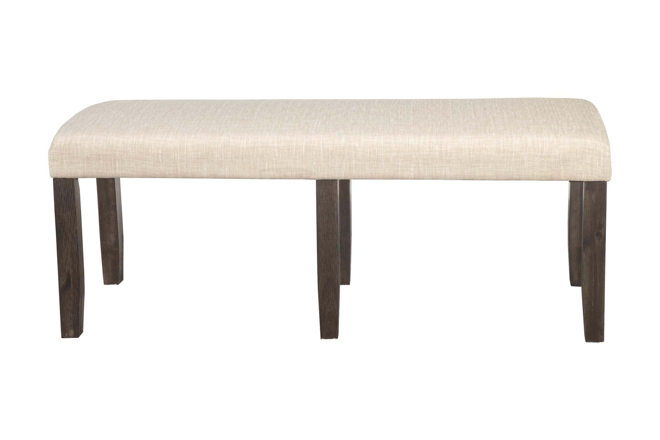 Alpine Furniture Brayden Acacia Wood & Veneer Dining Bench - Espresso Brown - Rustic Kitchen Seating for Farmhouse, Dining Room & Breakfast Nook