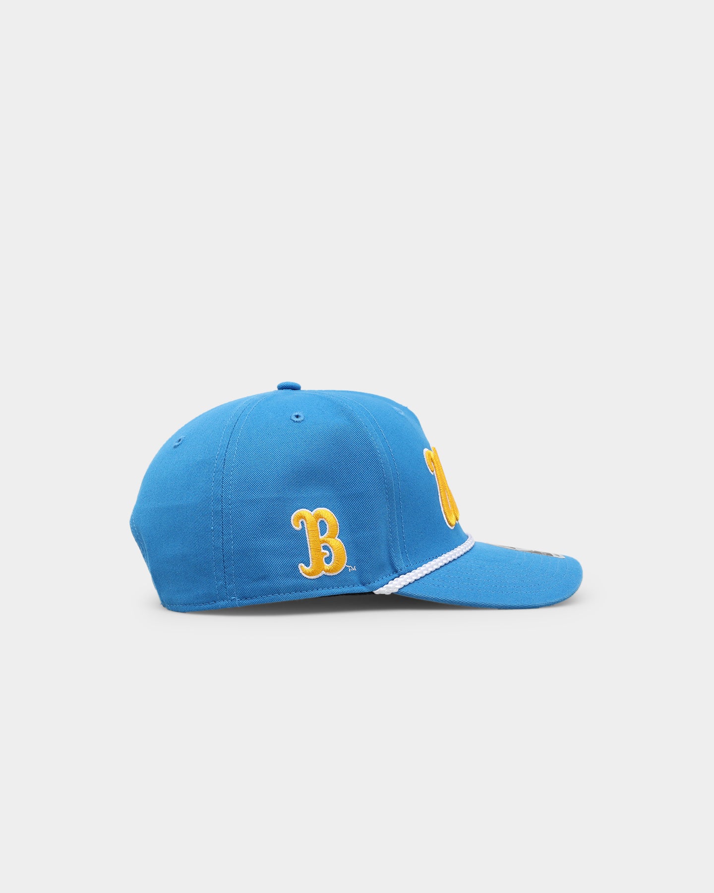 47 UCLA Bruins Overhand Script Strapback Hat - Adjustable Blue Razorback Cap for Men & Women - Perfect for Game Day, Tailgating & College Fan Gear