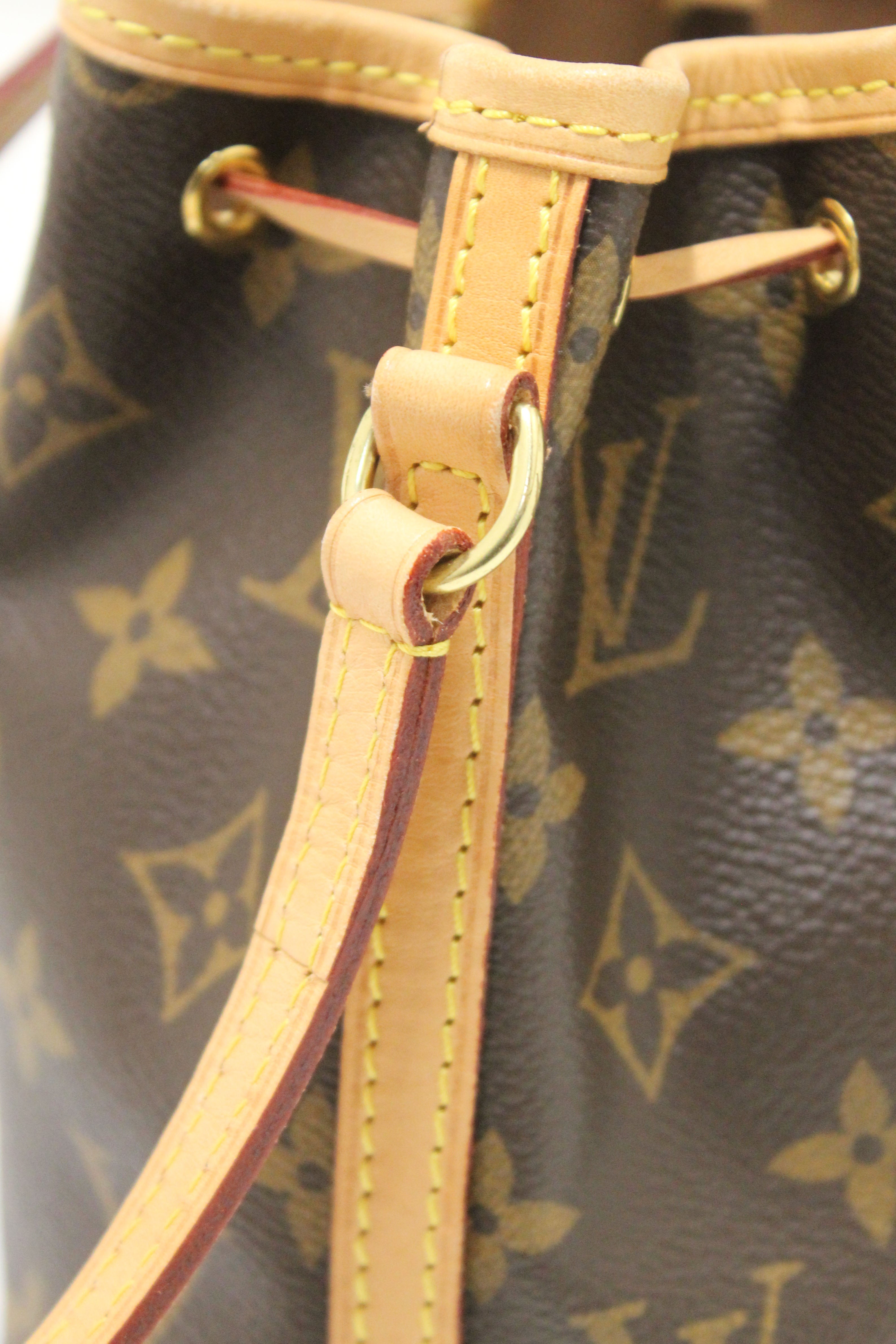Authentic Louis Vuitton Classic Monogram Nano Noe Messenger Bag - Luxury Crossbody Purse for Women, Perfect for Everyday Use, Travel & Special Occasions