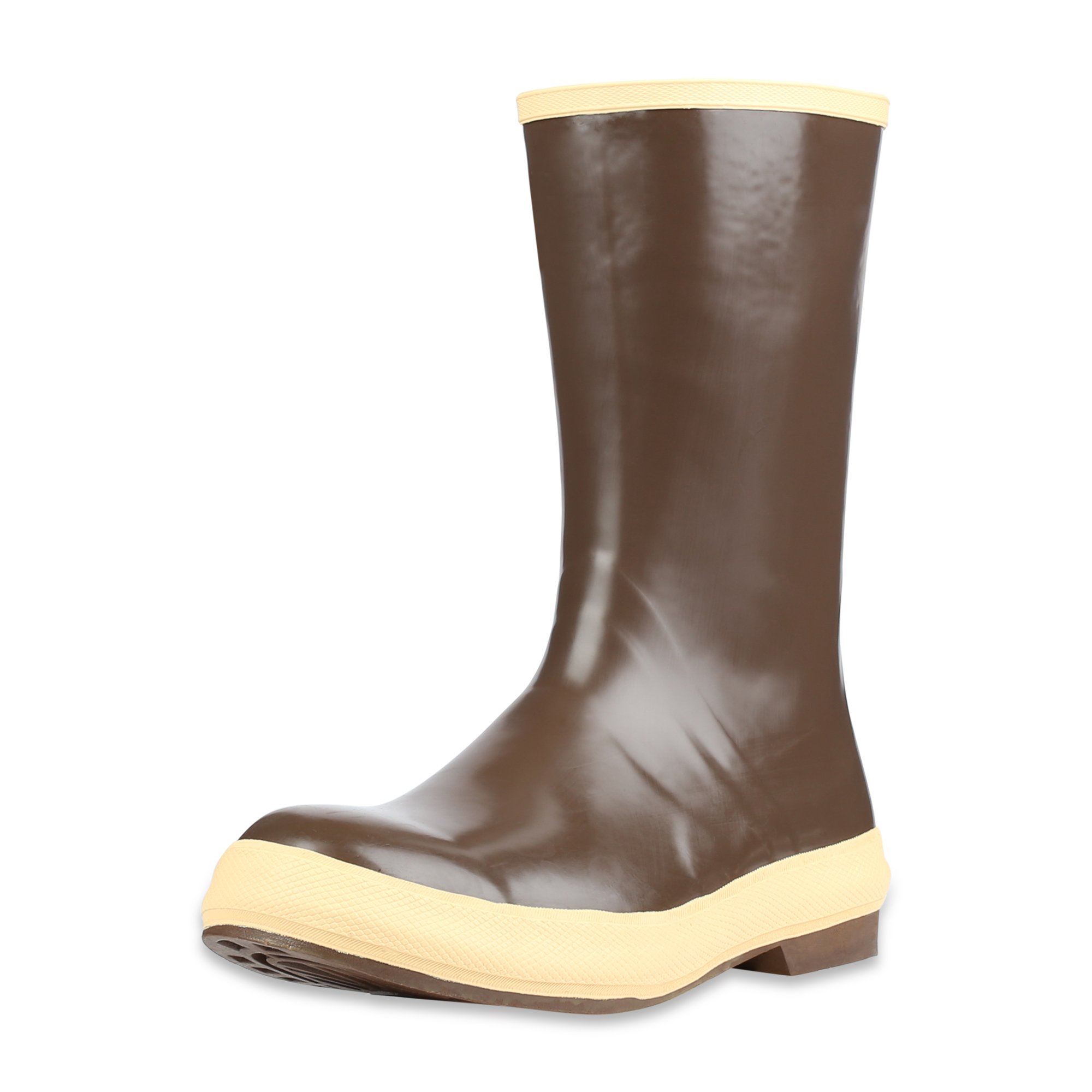 Servus 12-Inch Neoprene Soft Toe Men's Work Boots with Chevron Outsole - Copper & Tan (22115) - Size 10 - Durable Construction for Construction, Landscaping & Outdoor Work