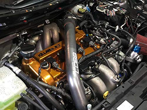 Baffled Billet Valve Cover Breather for 2010-2013 MazdaSpeed 3 - Wrinkle Red | High-Performance Engine Breather Upgrade for Mazda 3 MPS | Perfect for Track Days & Performance Driving