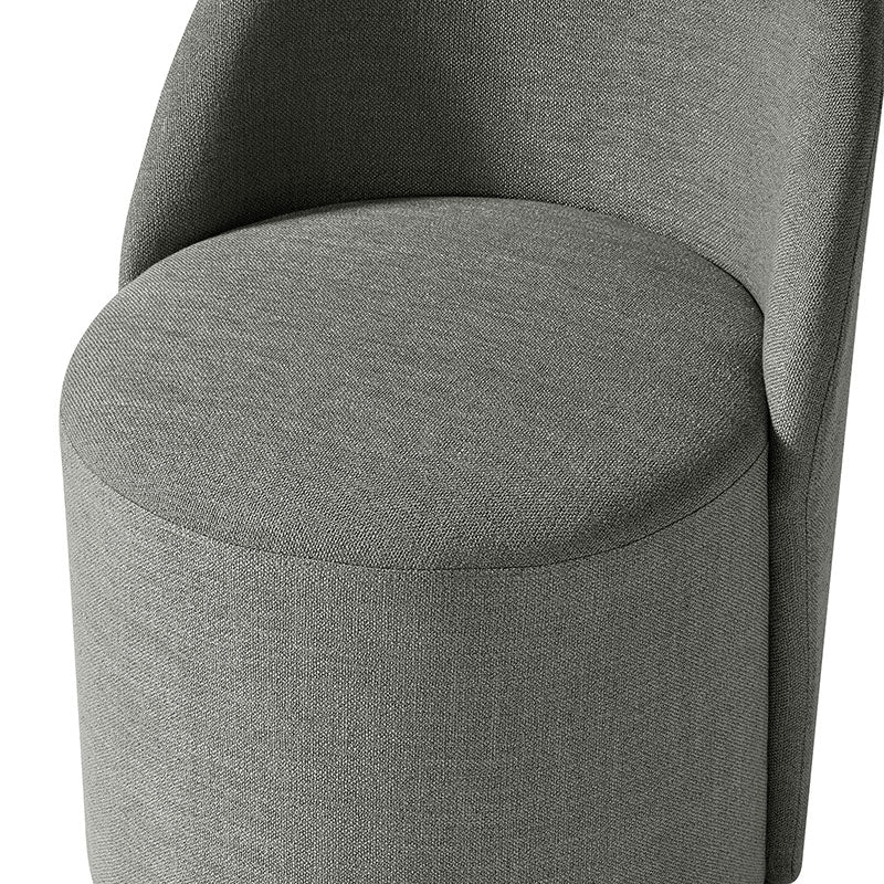 Modern Curved Back Swivel Dining Chair - Ergonomic Comfort for Kitchen, Dining Room & Office - Perfect for Home Decor & Entertaining Guests
