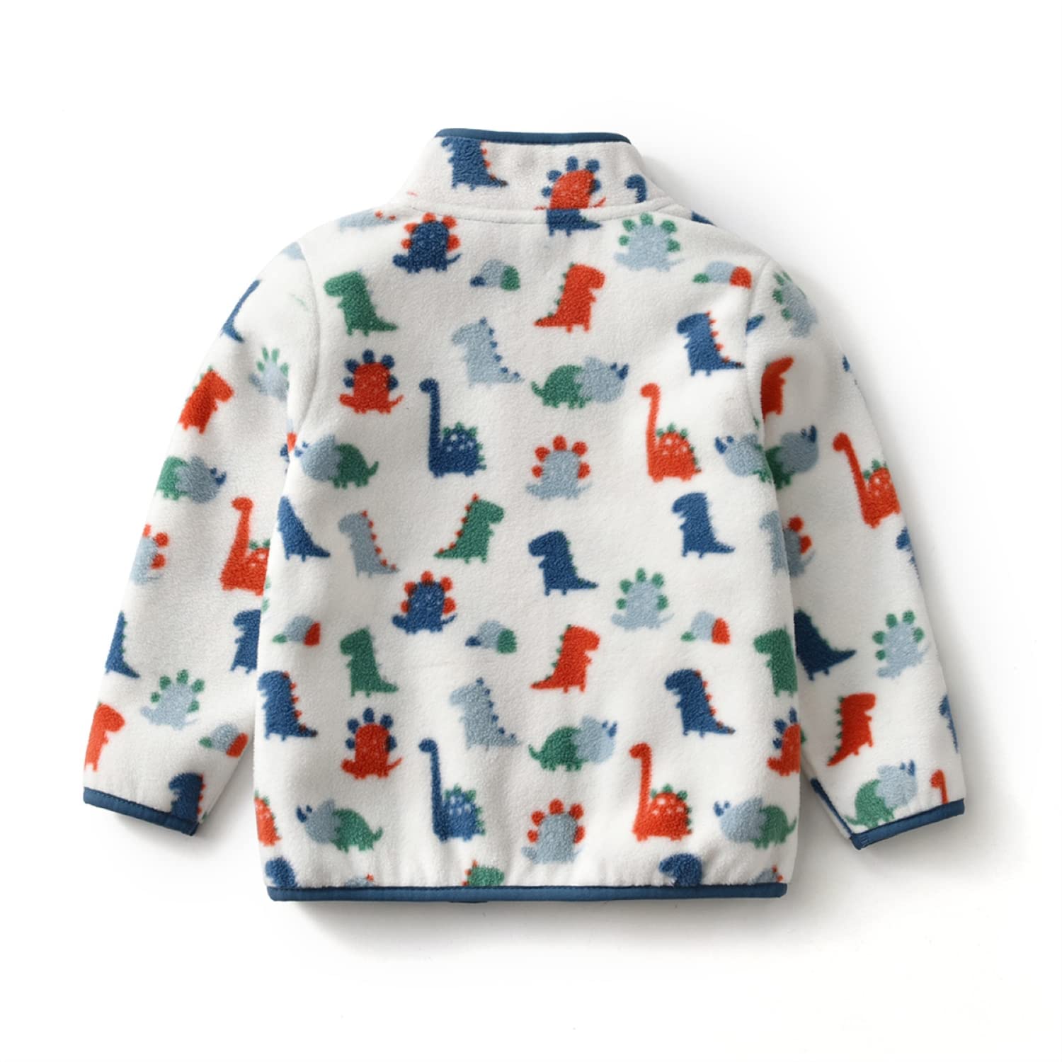 **Boys' Fleece Jacket with Full Zipper - Soft & Warm Printed Outerwear for Toddlers - Perfect for Playdates, Outdoor Adventures & Cool Weather**