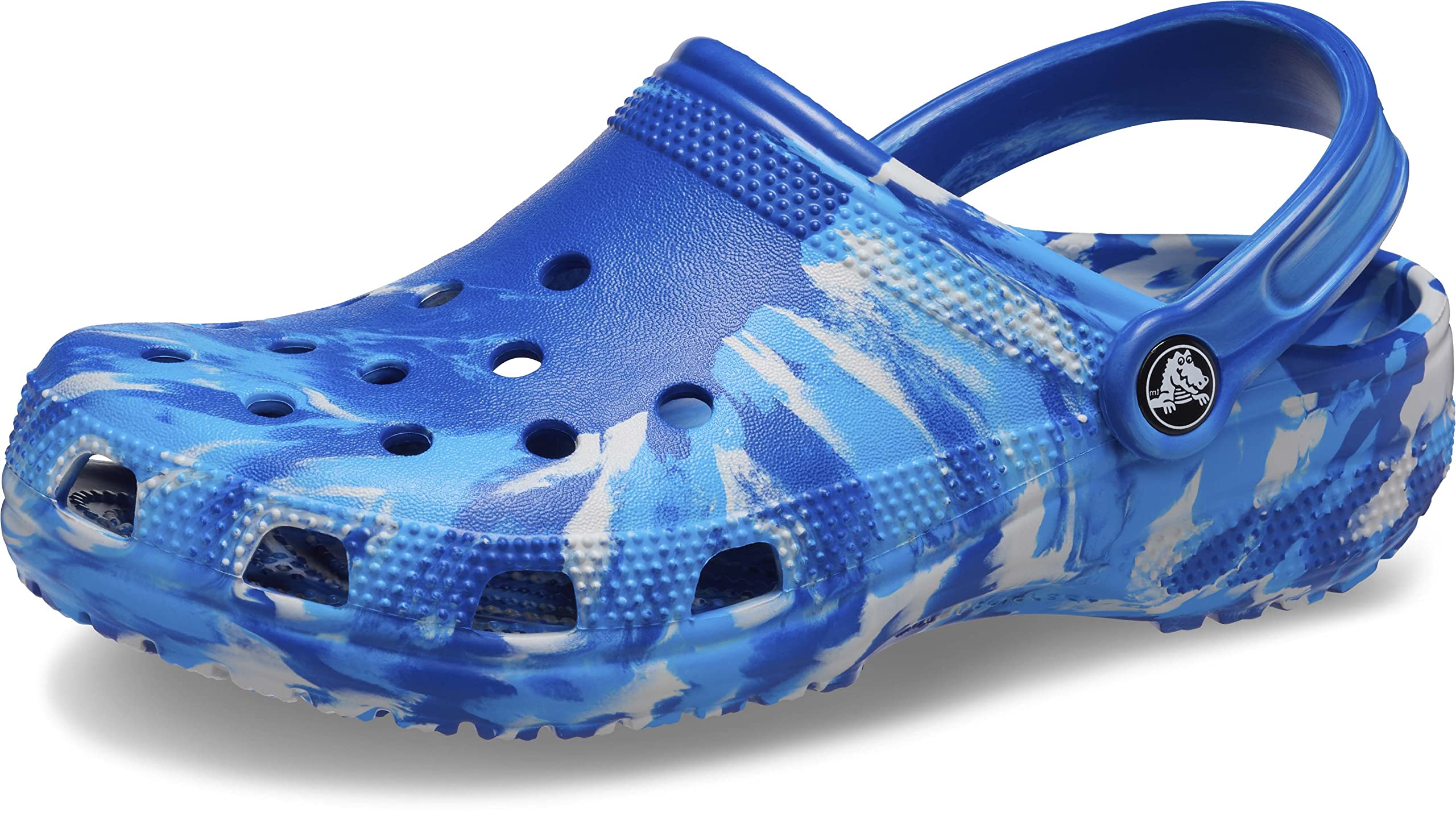 Crocs Unisex Classic Marbled Tie Dye Clogs for Men & Women - Comfortable Slip-On Shoes for Beach, Pool, Garden & Casual Wear