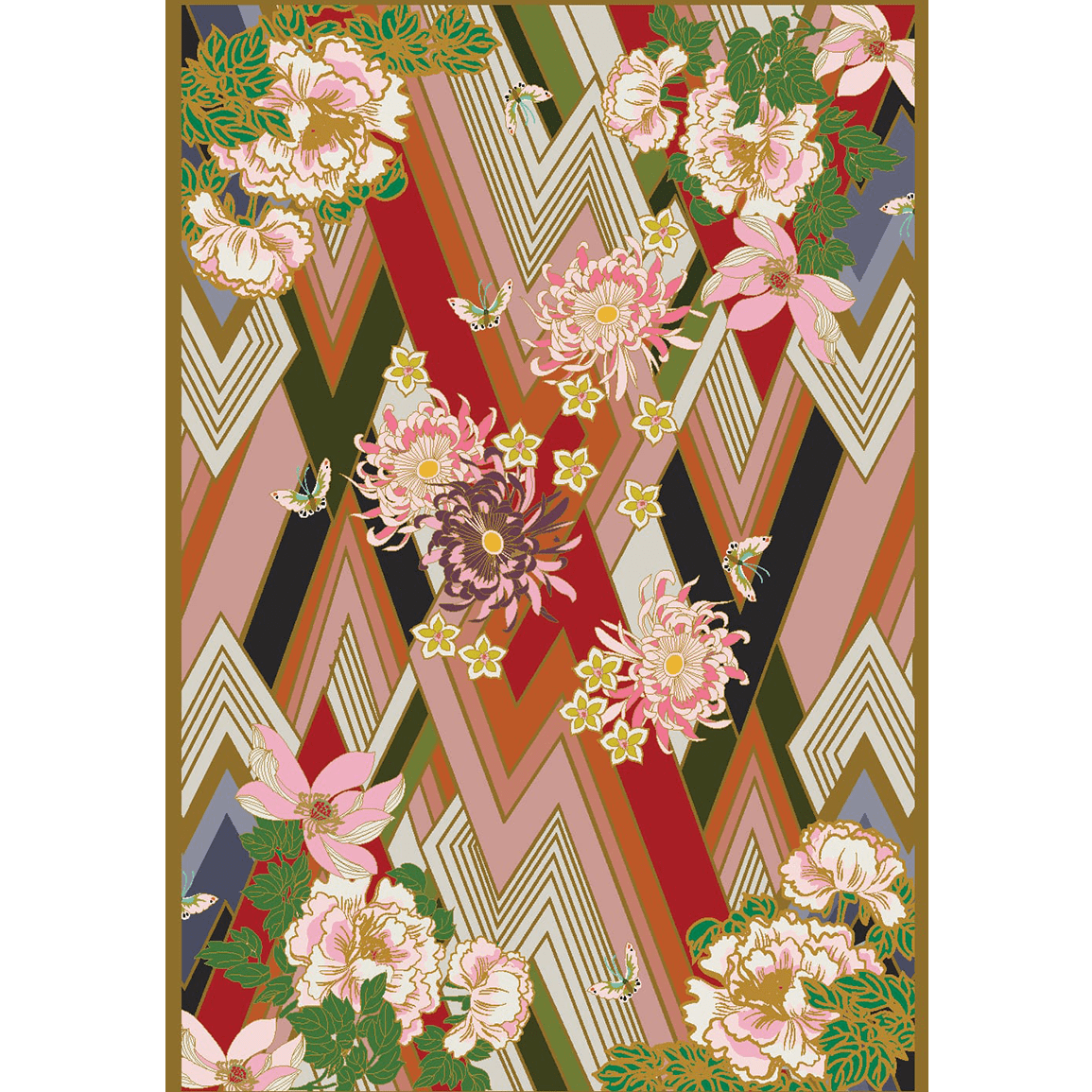 Shanghai Blossom Hand Tufted Wool Rug - Premium Floral Design for Living Room & Bedroom Decor - Pre Order Now
