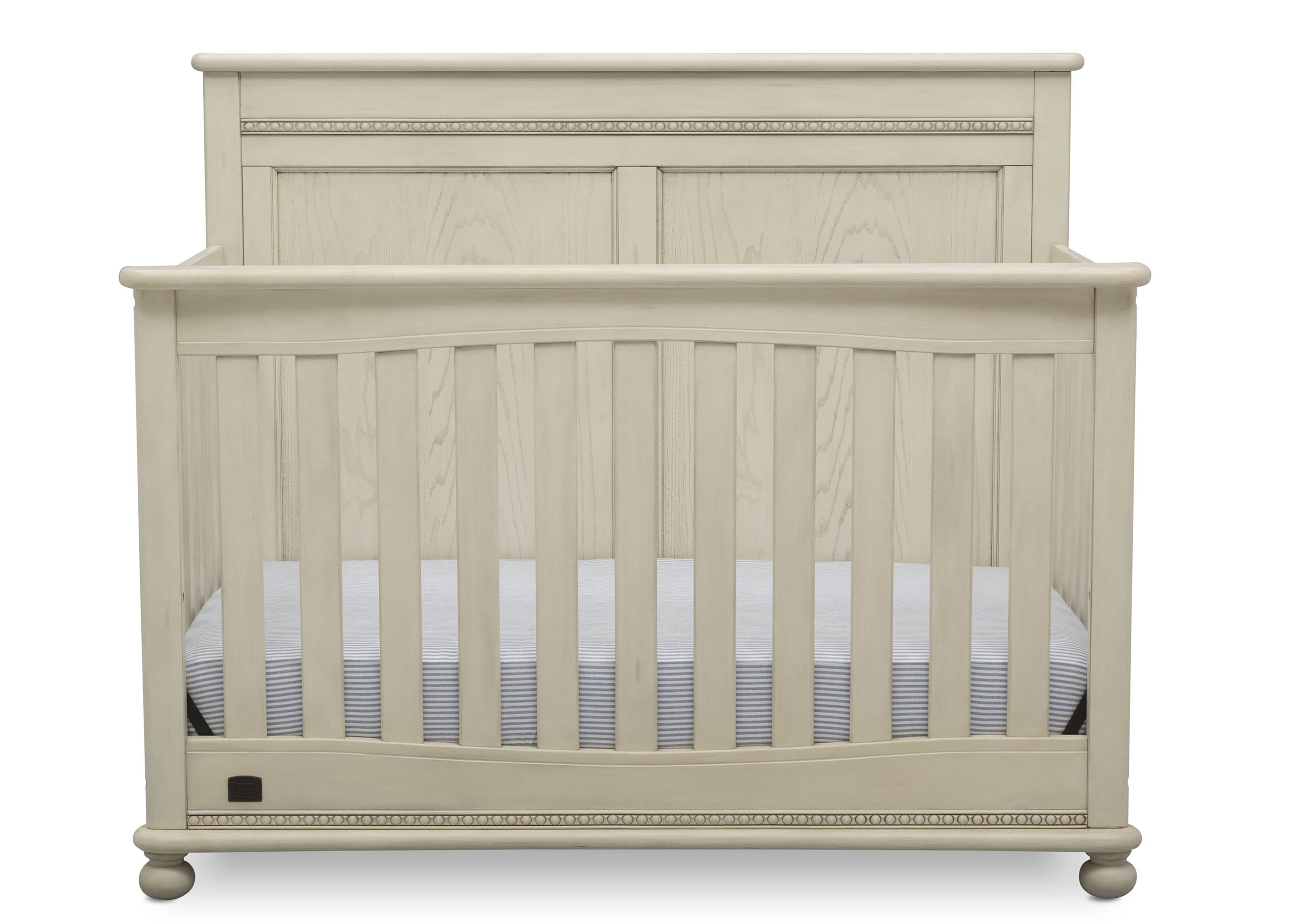 Fontana 4-in-1 Convertible Baby Crib - Toddler Bed, Daybed & Full-Size Bed - Safe & Stylish Nursery Furniture for Boys & Girls (Perfect for Newborns to Teens, Fits All Nursery Themes)