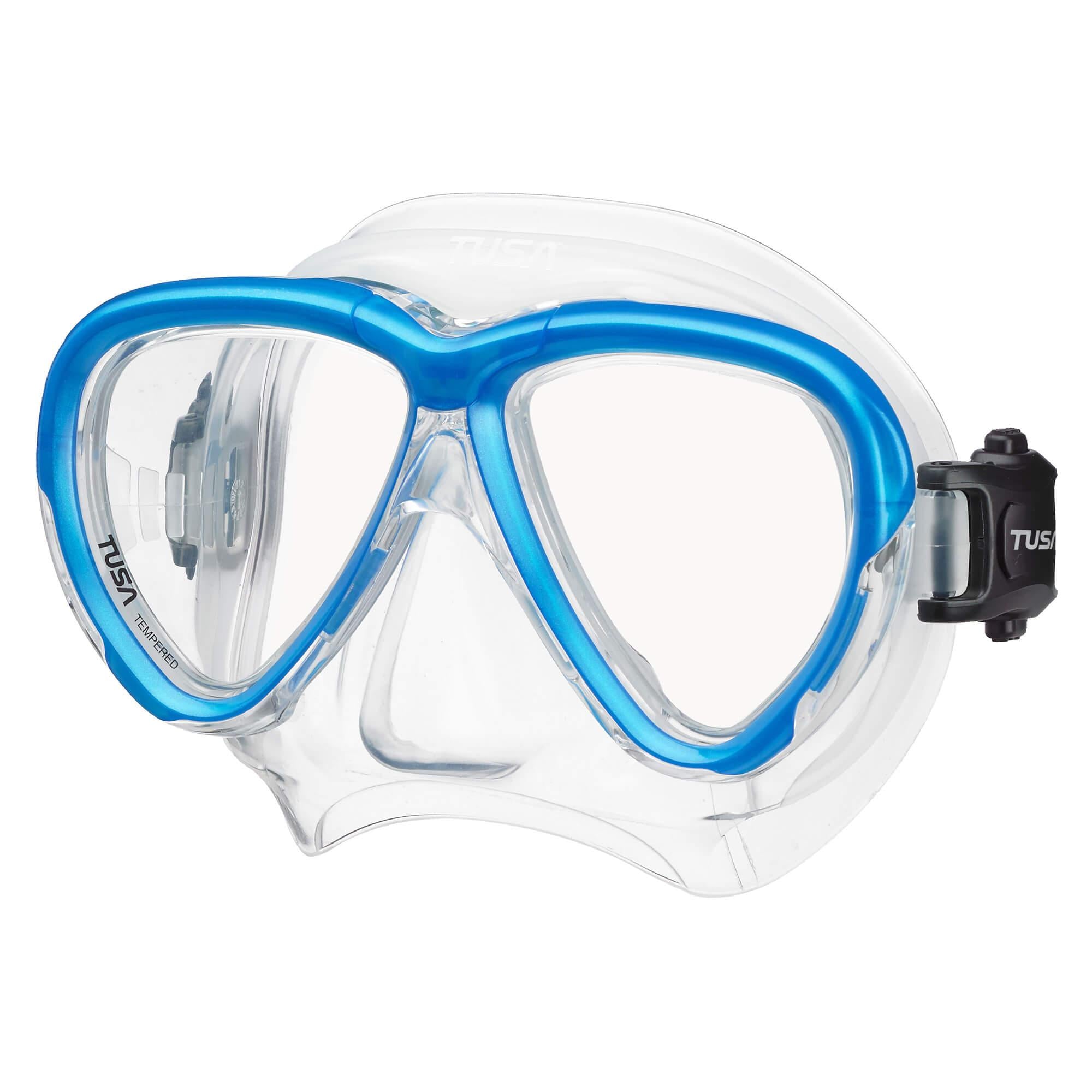 TUSA Intega Scuba Diving Mask - Full Face Snorkel Mask for Adults & Kids - Anti-Fog, Wide View Lens for Clear Underwater Vision - Perfect for Snorkeling, Freediving & Swimming Adventures