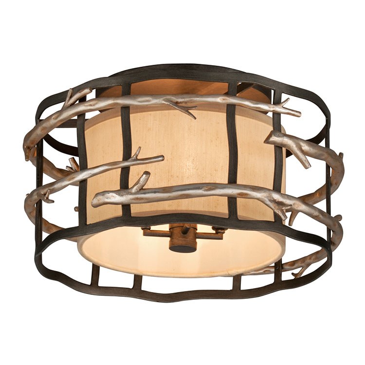 Adirondack 4-Light Semi Flush Mount Ceiling Light Fixture - Modern Farmhouse Lighting for Bedroom, Living Room, Dining Room & Hallway