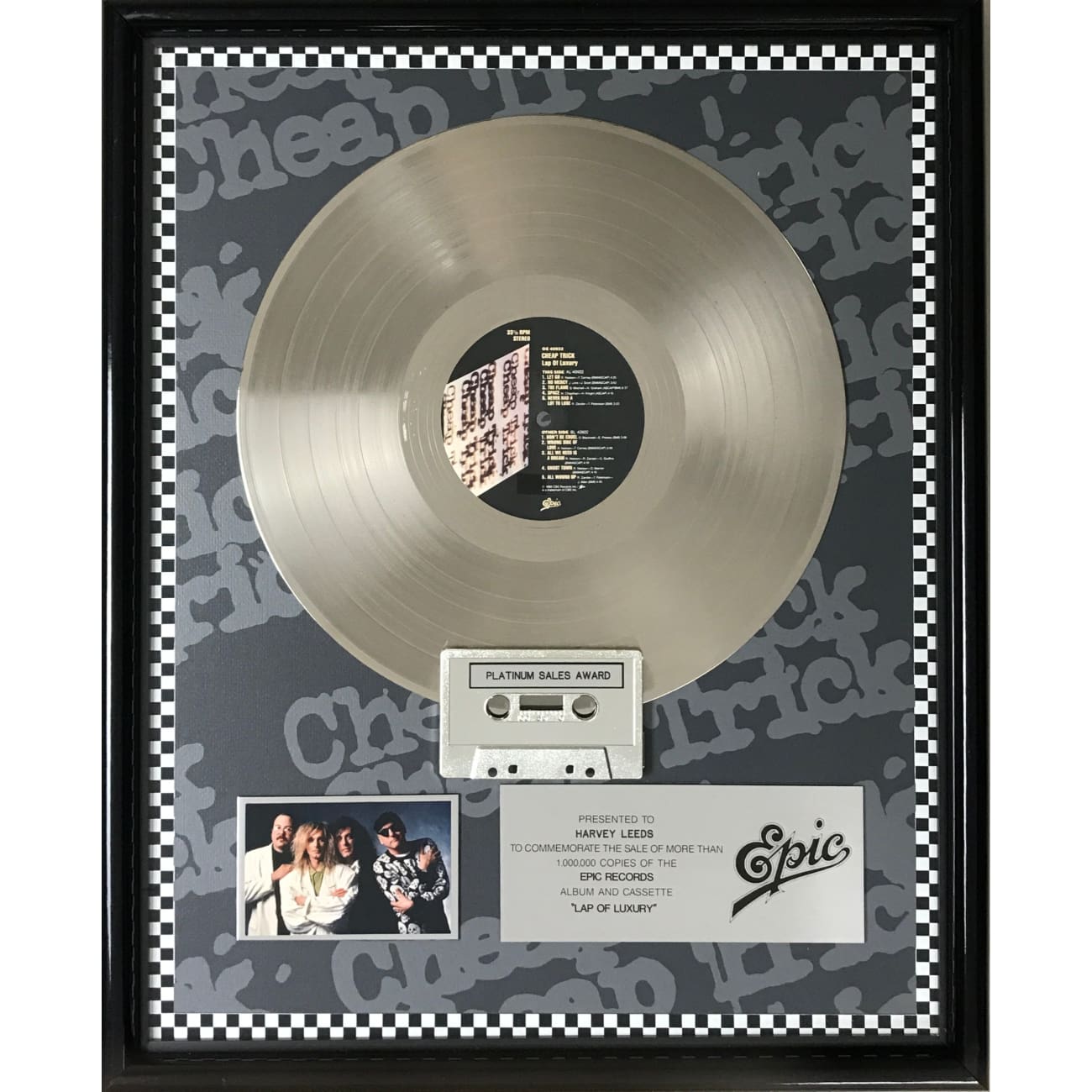 Cheap Trick - Lap Of Luxury Vinyl LP (Epic Records) | Award-Winning Rock Album for Collectors & Music Lovers | Perfect for Home Listening & Gifts