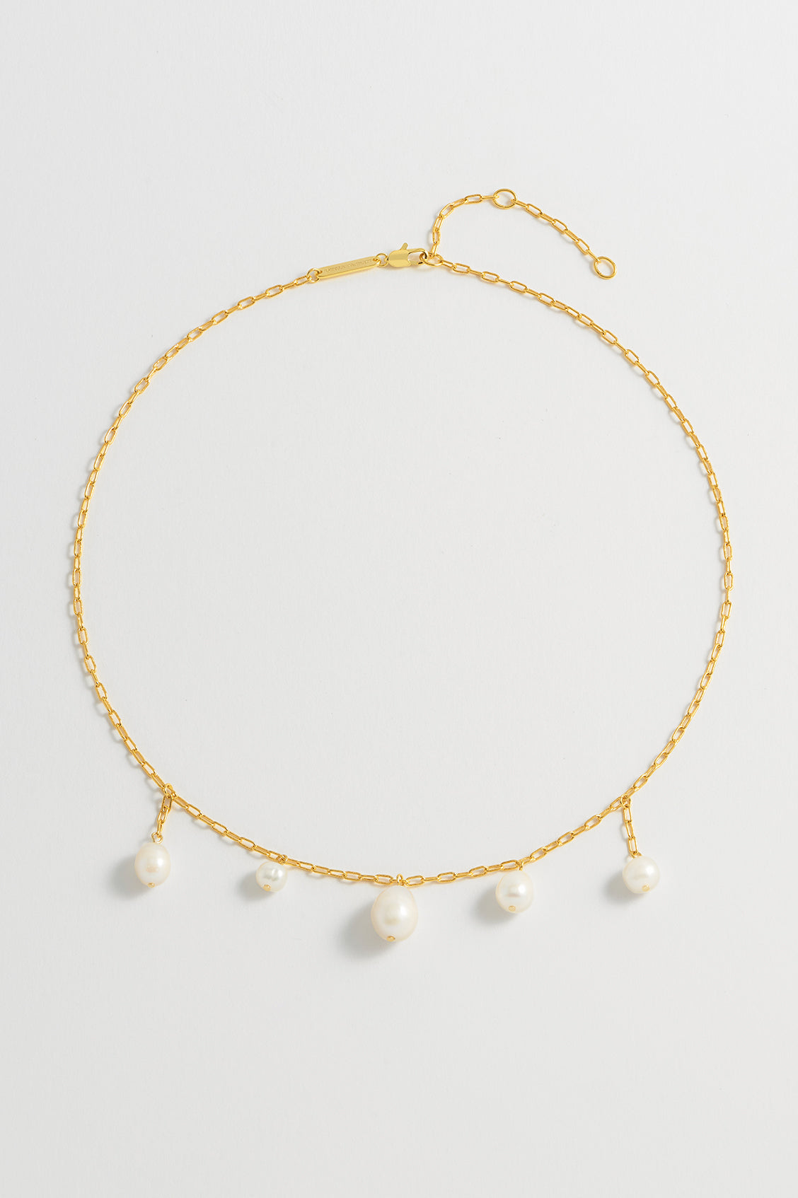 Elegant Pearl Drop Necklace for Women - 18K Gold Plated Freshwater Pearl Pendant - Perfect for Weddings, Parties & Special Occasions
