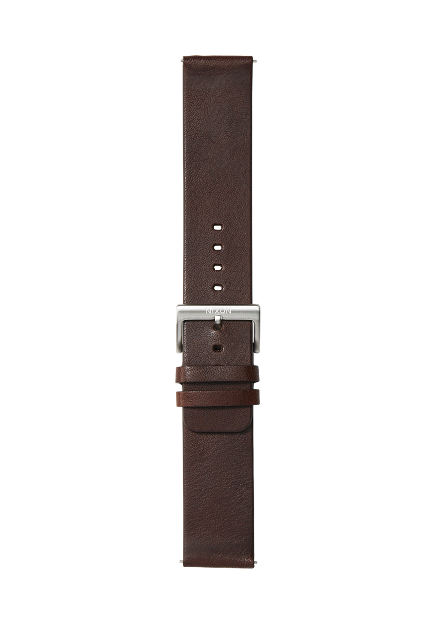 23mm Vegetable Tanned Leather Watch Band - Genuine Brown Leather Strap for Men & Women - Perfect for Dress Watches, Business Attire & Everyday Wear