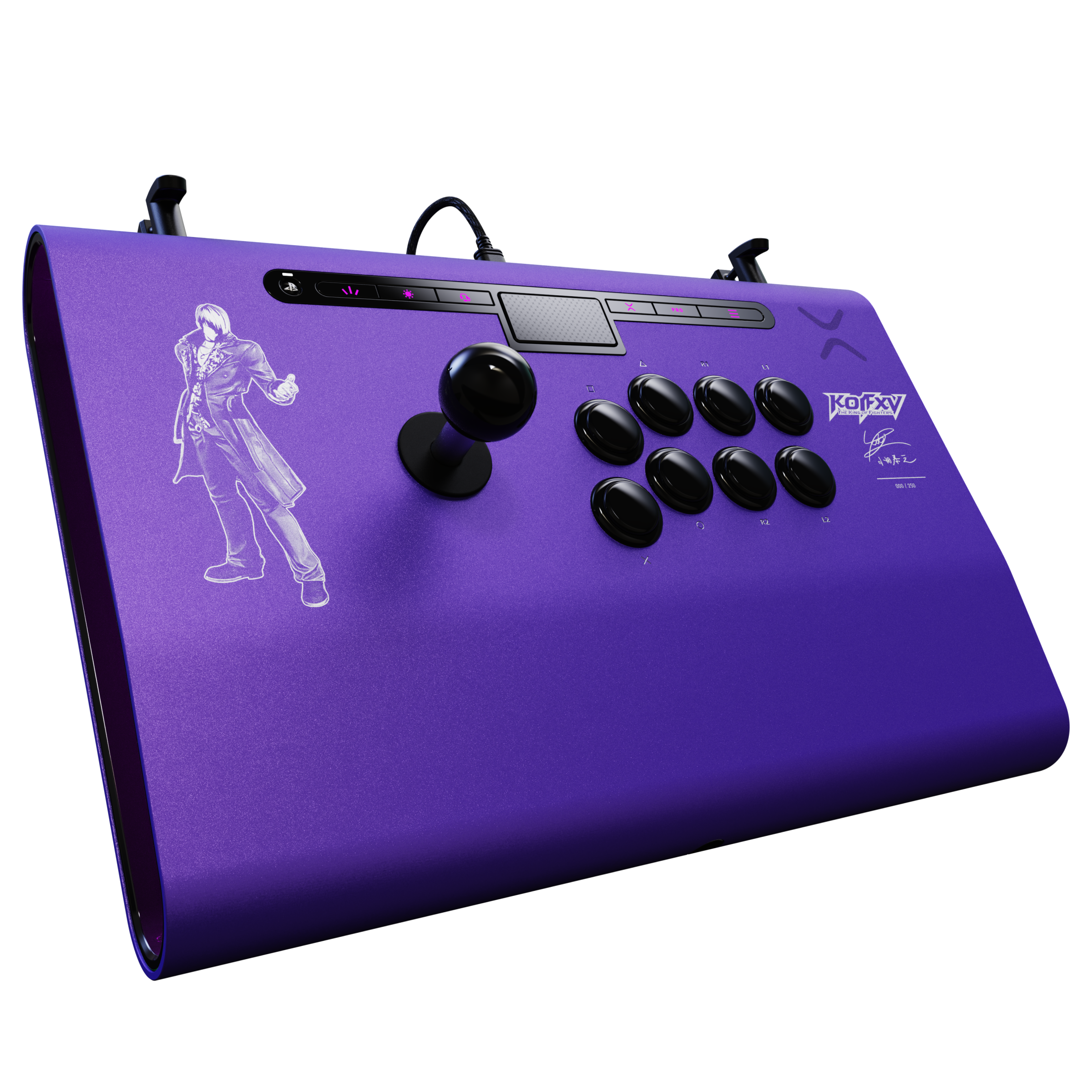 Victrix Pro FS Arcade Fight Stick for PS5, PS4 & PC - Premium Fighting Game Controller for The King of Fighters - Perfect for Competitive Gaming & Home Arcade Setup