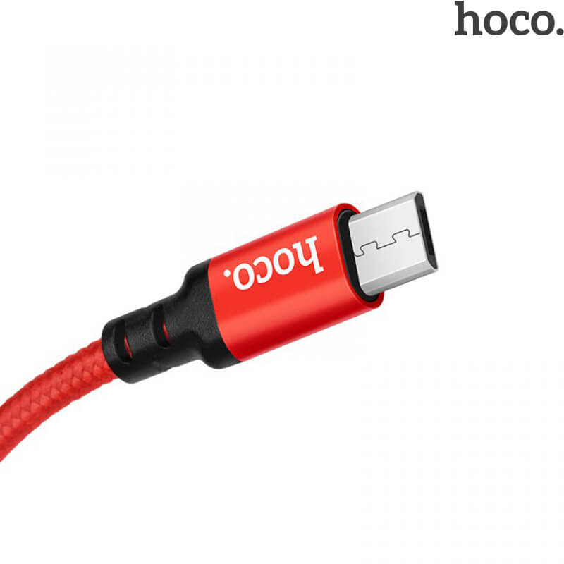 HOCO 2M Micro USB Cable Fast Charging (1.7A) - X14 Times Speed Charging Cable for Android Phones, Tablets, Cameras & More | Perfect for Home, Office & Travel Use