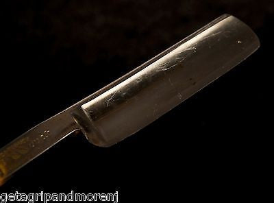Vintage DUBL DUCK GOLDEDGE 6/8 Straight Razor - 3/4 Hollow Ground, Excellent Condition - Perfect for Barber Shaving & Wet Shaving Enthusiasts