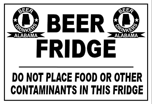 Alabama Refrigerator Magnet 5x7 Inches - Strong Hold Decorative Fridge Magnet for Home, Office, Kitchen & Dorm Room - Perfect for Photos, Notes & Reminders