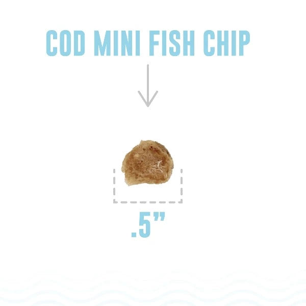 Premium Icelandic Cod Chips Mini Fish Snacks - All-Natural Dog Treats for Training & Rewards - Perfect for Small Breeds & Sensitive Stomachs