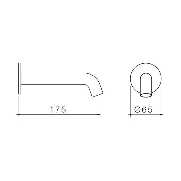Caroma Liano II Low Lead Basin and Bath Outlet in Matte Black - Durable Bathroom Drain for Sinks, Tubs & Showers | Water-Saving & Corrosion-Resistant Design