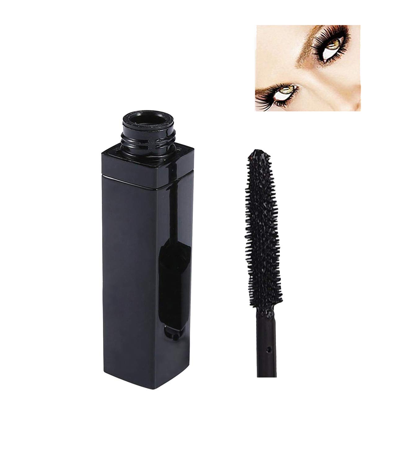 Waterproof Curling Eyelash Extension Mascara - Black | Long-Lasting Smudge Proof Formula for Voluminous Lashes | Perfect for Swimming, Workouts & Special Occasions
