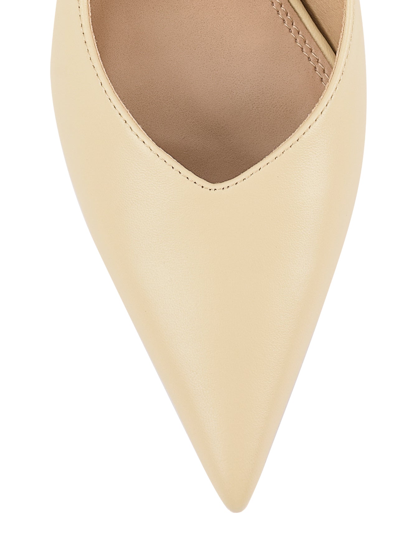 Yankee Slingback Block Heel Sandals - Custard Yellow Genuine Leather Women's Shoes for Summer, Weddings & Office Wear