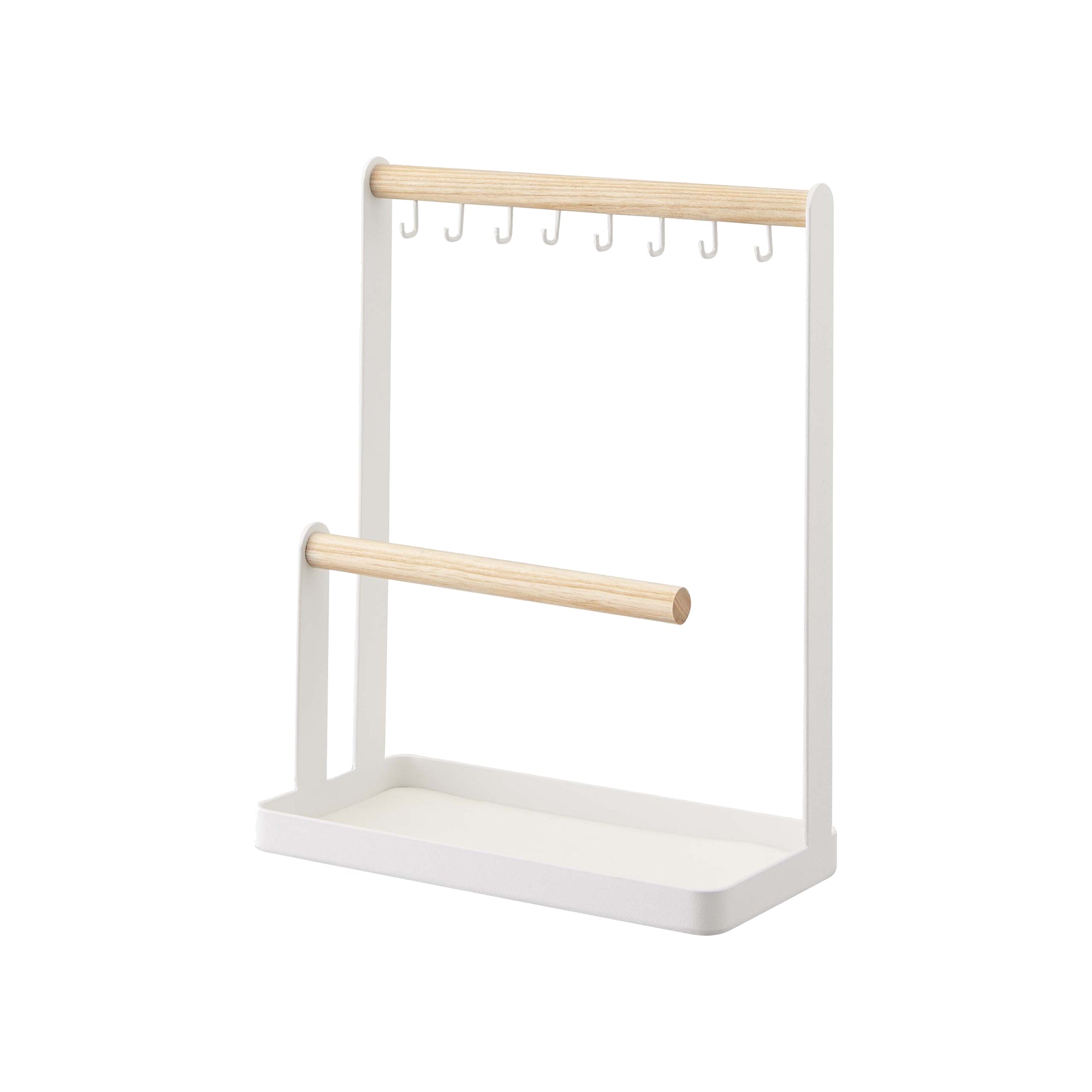 Elegant Jewelry & Accessory Display Stand - Steel & Wood Design for Boutique, Retail & Home Decor
