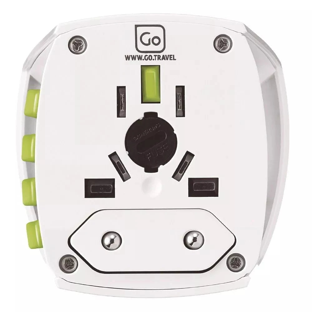 Universal Worldwide Travel Adapter - International Power Plug Converter for USA, UK, EU, AU - Perfect for Business Trips & Vacations