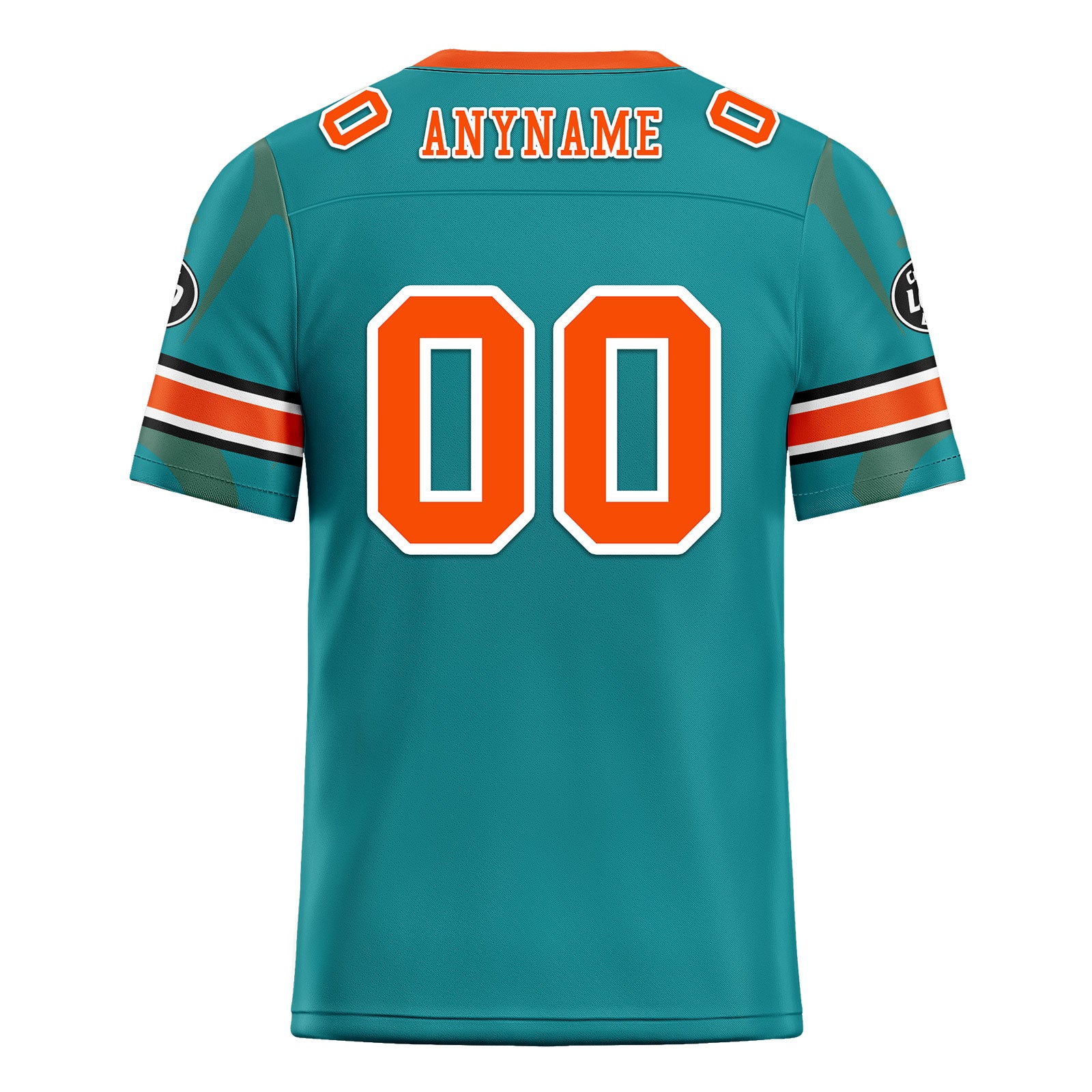 Custom Light Green Miami Personalized Authentic Football Jersey FBJ02 D025033 - Perfect for Game Day, Fan Events & Sports Enthusiasts