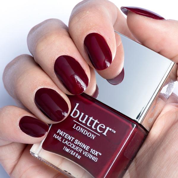 Butter London Patent Shine 10X Nail Lacquer - Long-Lasting High Shine Nail Polish for Salon-Quality Manicures at Home | Perfect for Parties, Weddings & Everyday Wear