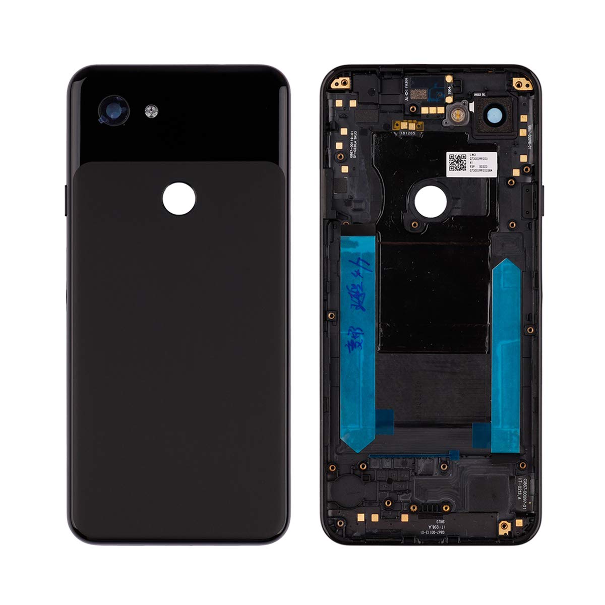 Google Pixel 3A Replacement Battery Back Cover - Black | Phone Repair Parts