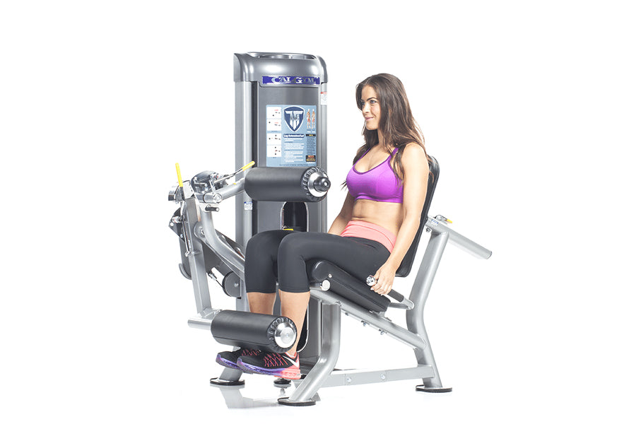 TuffStuff CalGym 200lb Leg Extension and Curl Machine (Model CG-9514) - Perfect for Home Gym Strength Training & Leg Workouts