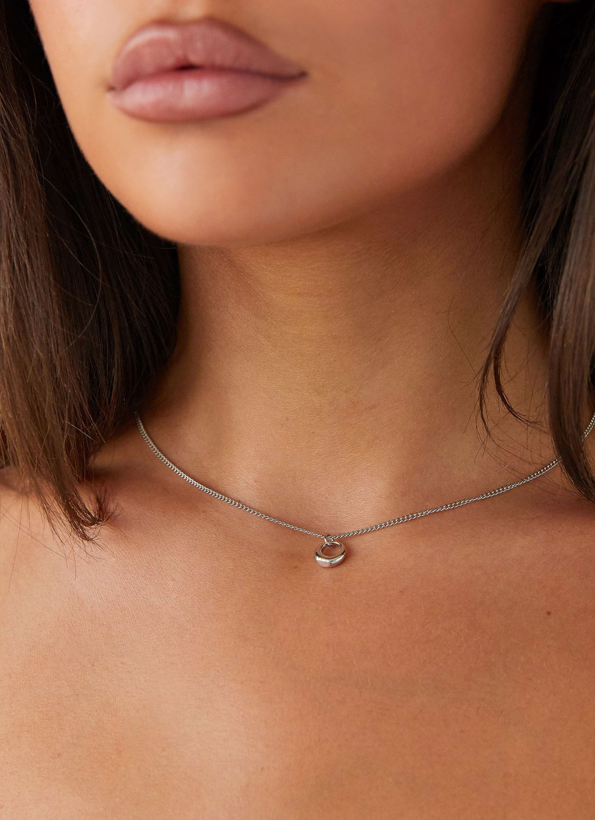 Eulalie Silver Pendant Necklace for Women - Elegant Layering Jewelry for Everyday Wear & Special Occasions