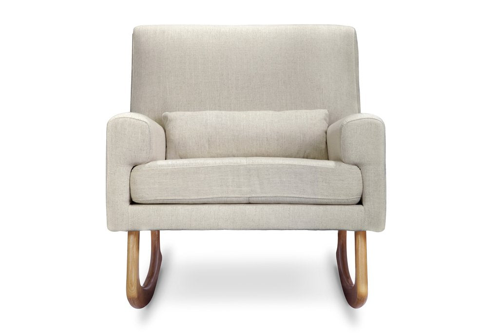 Nursery Works Sleepytime Rocker with Light Legs - Baby Glider Chair for Nursery, Bedroom & Breastfeeding - Soothing Motion & Soft Lighting for Newborns & Infants