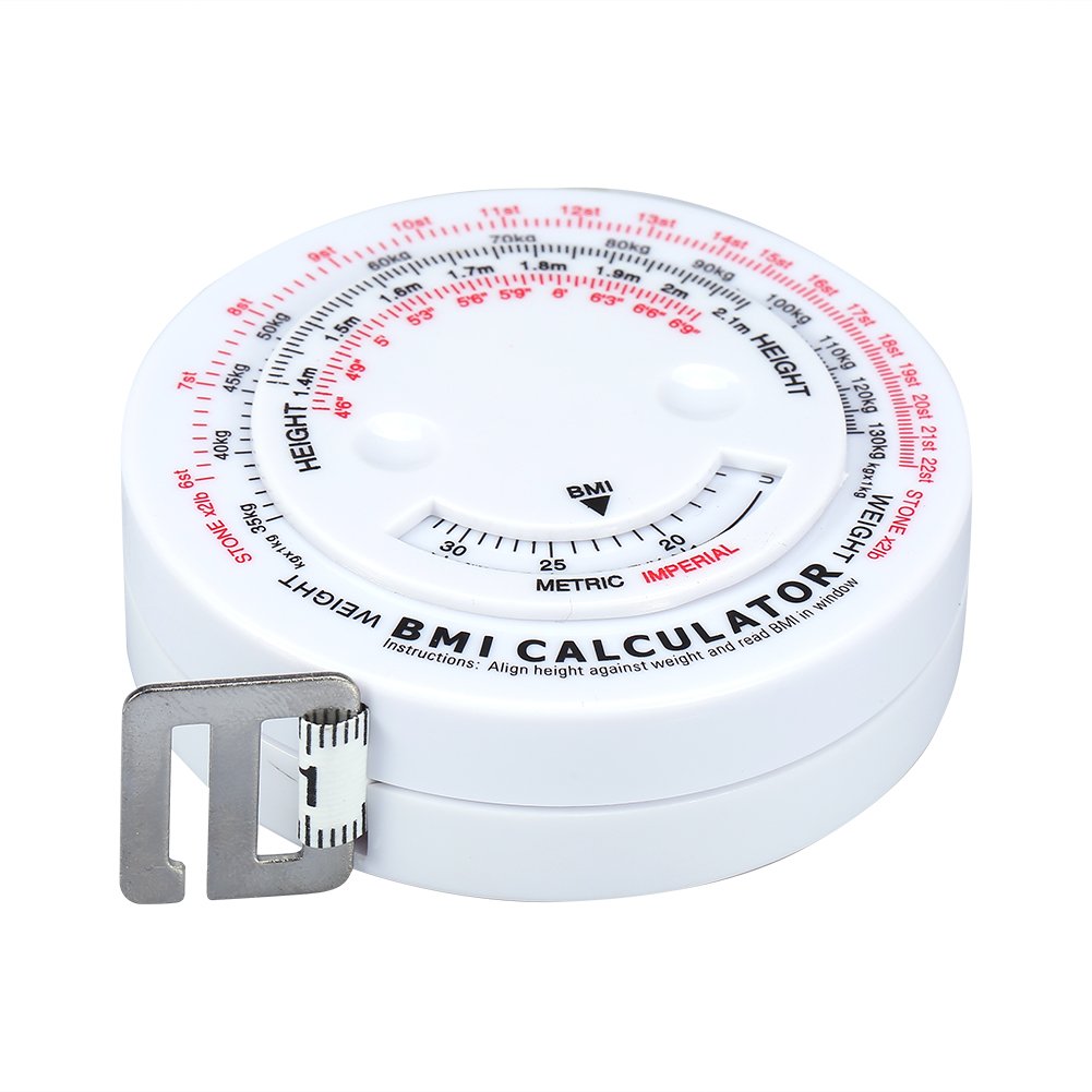 Uxsiya Digital Body Fat Monitor - Accurate BMI & Body Measurement Tape for Fitness Tracking - Retractable Design for Easy Use - Perfect for Home Gym, Weight Loss & Health Monitoring