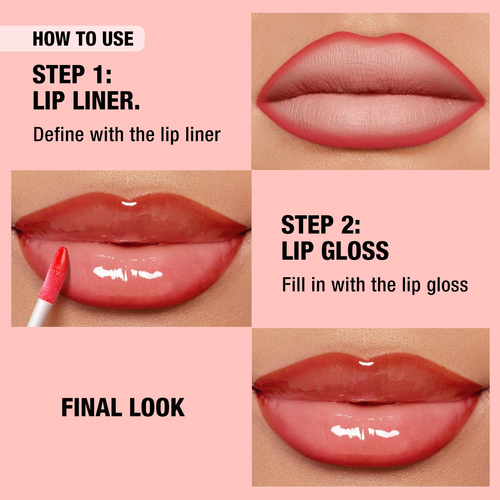 LANGMANNI 6 Matte Lip Liner & 6 Nourishing Lip Oil Gloss Set - Long Lasting Hydrating 2-in-1 Makeup Kit | Perfect for Daily Beauty, Party & Gift for Women & Girls