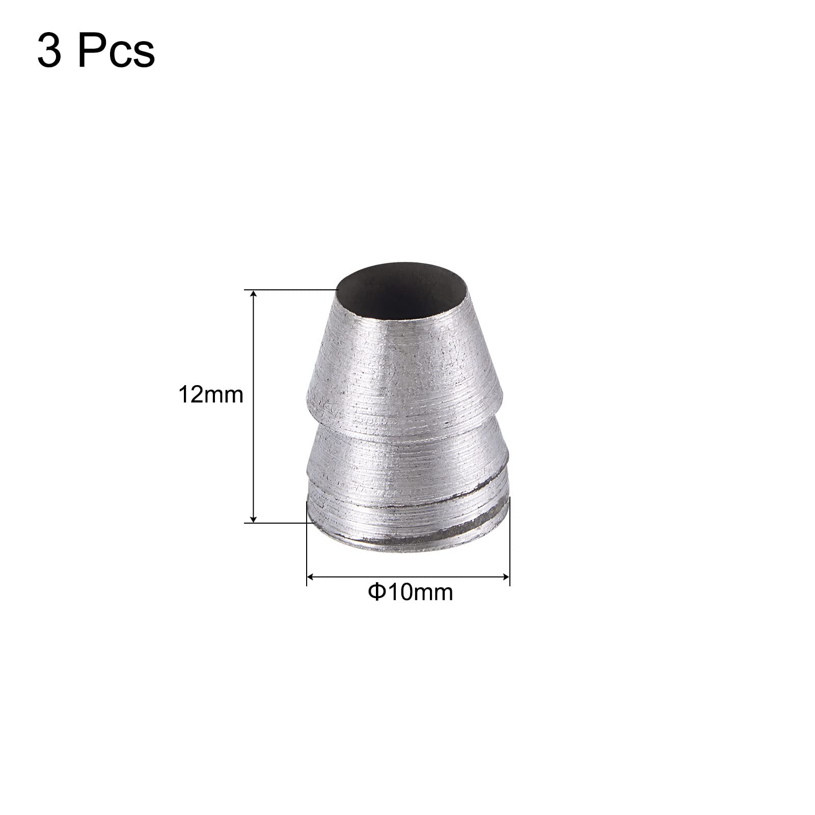 uxcell 10mm Round Steel Handle Wedges for Axe, Claw Hammer & Sledge Hammer - 3Pcs Set | Perfect for Tool Repair, Woodworking & DIY Projects