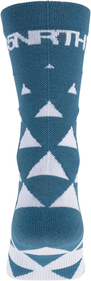 45NRTH Morph Midweight Wool Socks for Men & Women - Warm Thermal Hiking, Skiing & Winter Outdoor Activities - Teal, Small