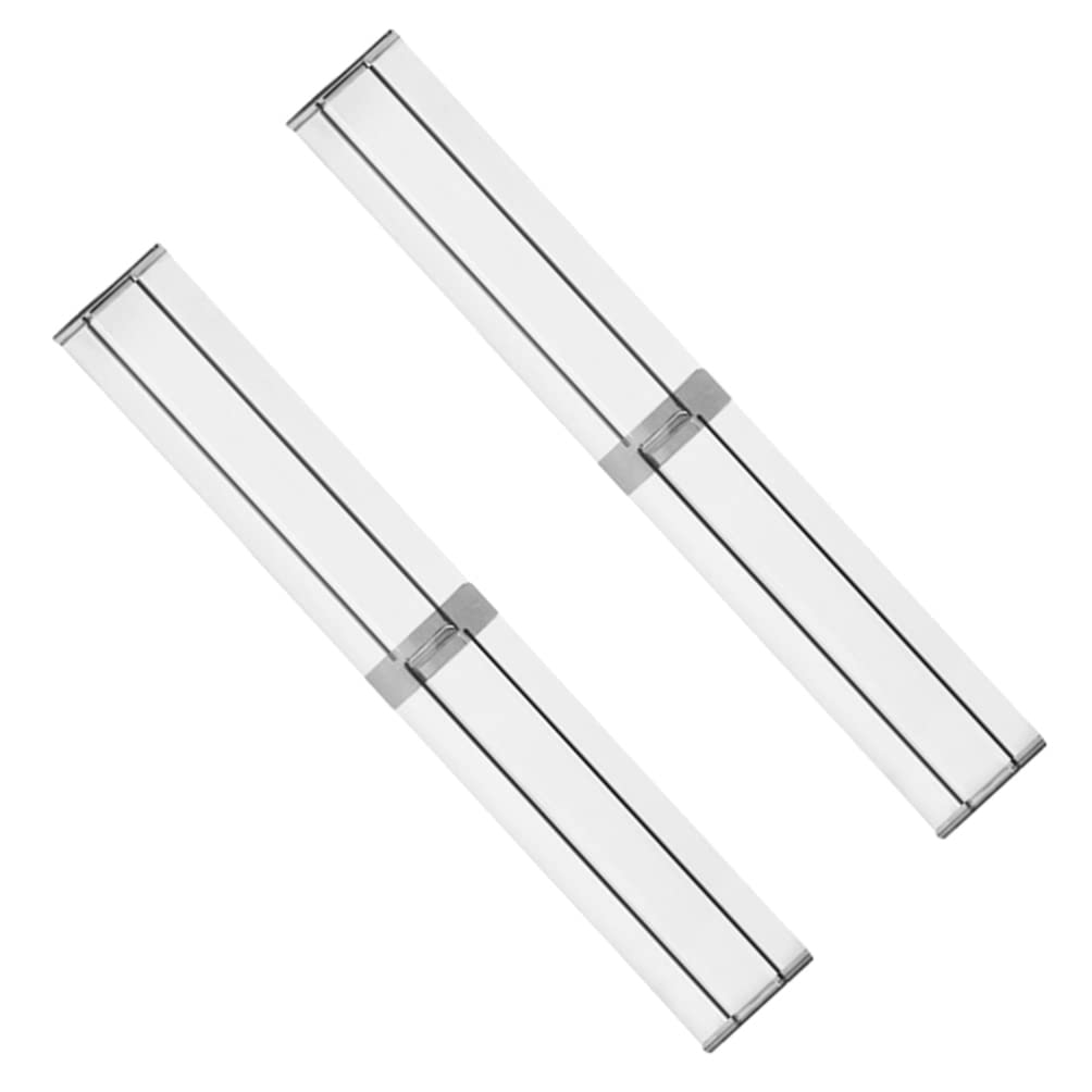 2-Pack Adjustable Drawer Dividers - Expandable Organizer for Kitchen, Office & Bedroom Drawers - Home Storage Solution for Utensils, Socks & Office Supplies