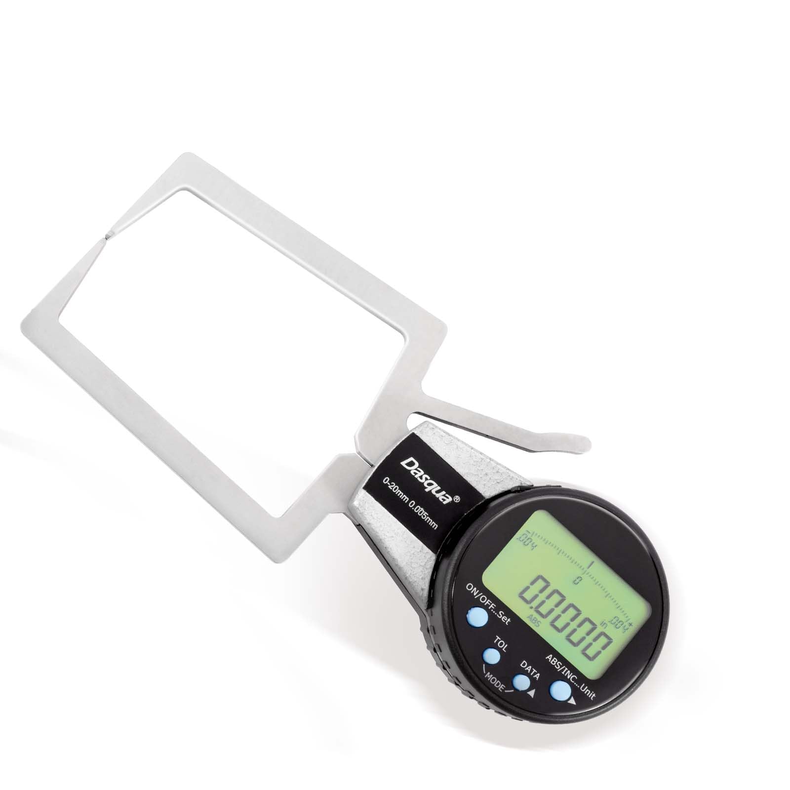 Dasqua Digital External Caliper Gauge 0-0.8 Inch/0-20mm Measuring Range - Precision Electronic Caliper for Outside Measurements in Aerospace, Machine Shops & Industrial Applications - Ideal for Metalworking, Engineering & Quality Control