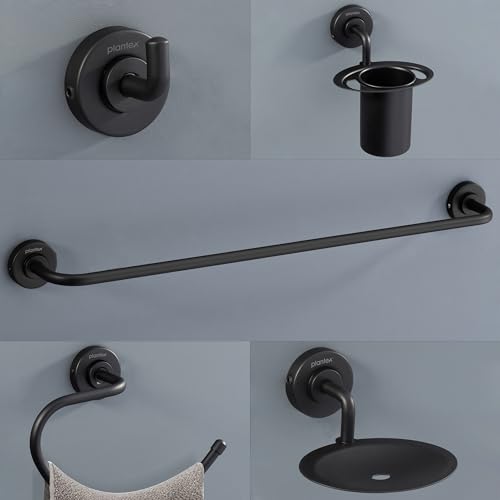 Towel Rod with 4 Pcs Bath Set