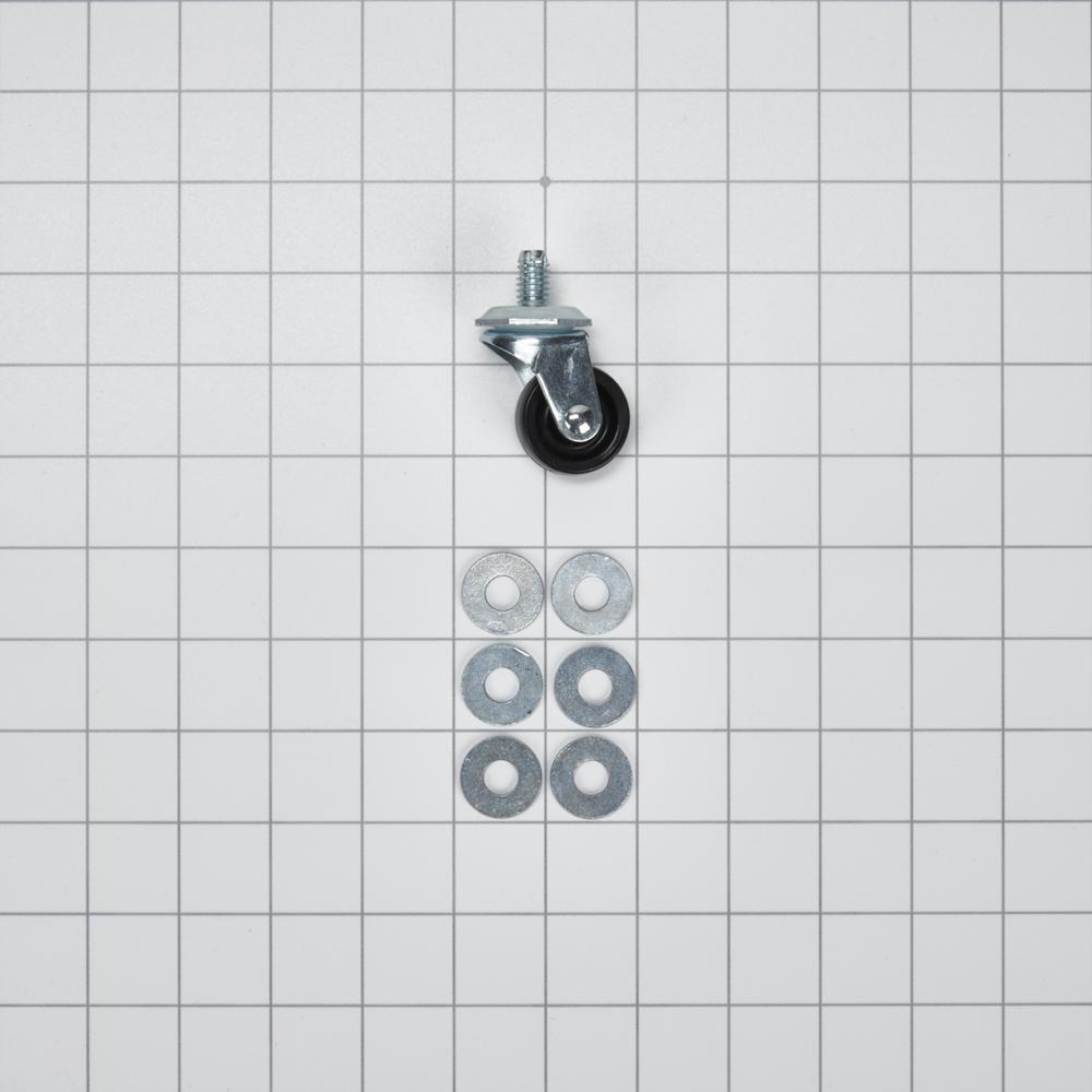 Amana 279127 Dryer Caster Wheel Kit - Replacement Wheels for Easy Dryer Mobility | Perfect for Laundry Room Setup & Appliance Maintenance