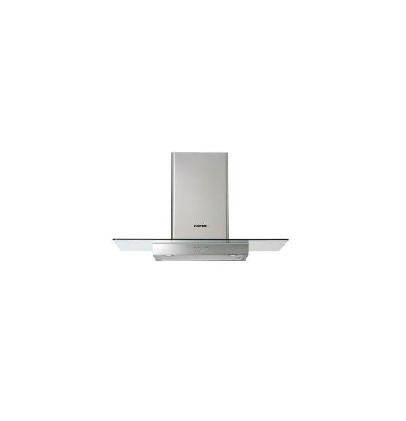 Brandt 90cm Glass Decorative Range Hood AD1189X - Modern Kitchen Ventilation for Home Cooking & Smoke Removal