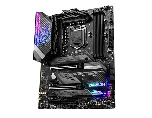 MSI MPG Z590 GAMING CARBON WIFI ATX Motherboard - Intel LGA 1200 Socket for 11th & 10th Gen Core Processors | High-Speed DDR4, PCIe 4.0, Wi-Fi 6 | Perfect for Gaming PCs & Workstations