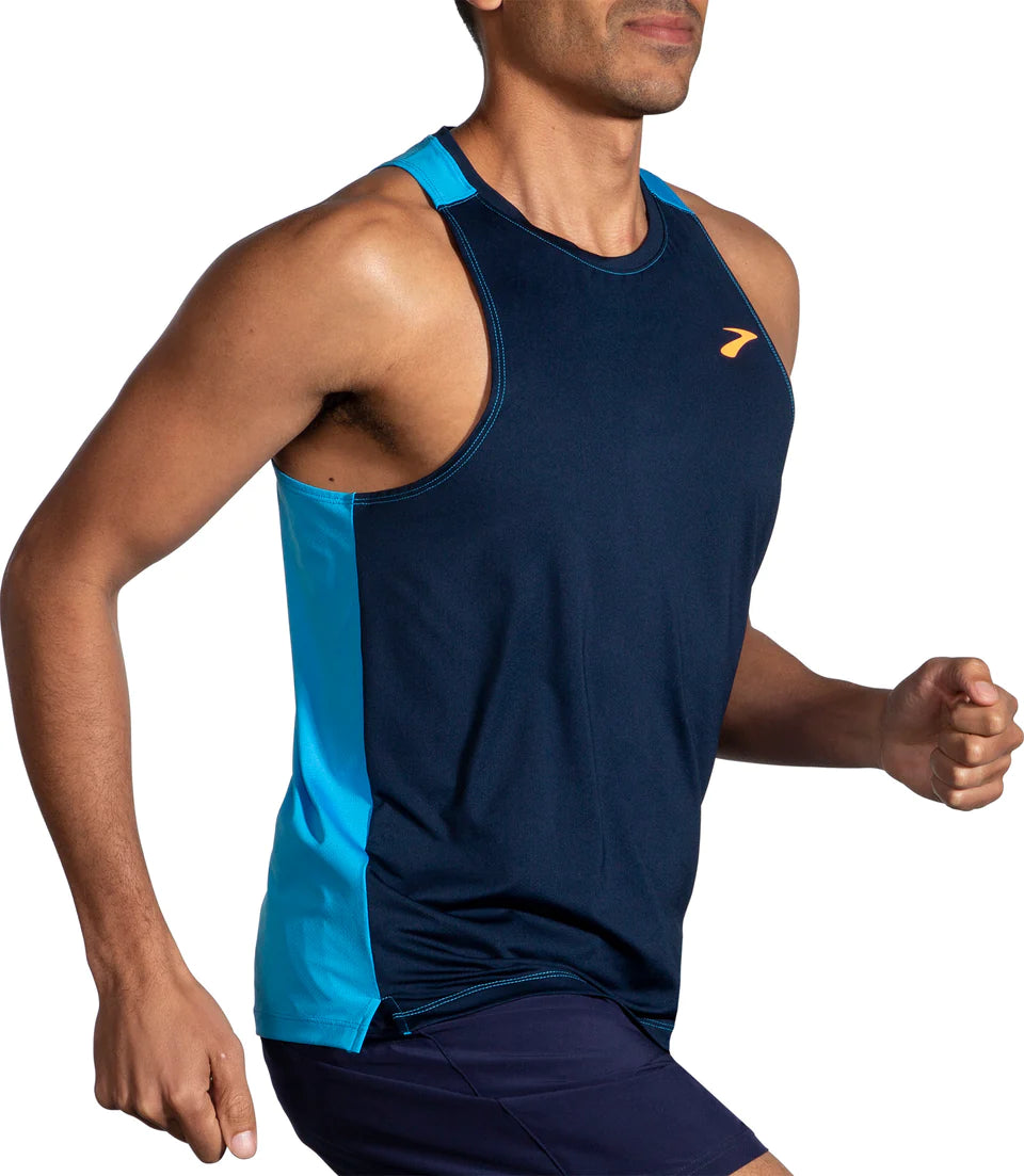 Brooks Atmosphere 2.0 Men's Running Singlet - Lightweight Breathable Performance Shirt for Marathon & Training - Gym, Jogging, Outdoor Sports Activewear