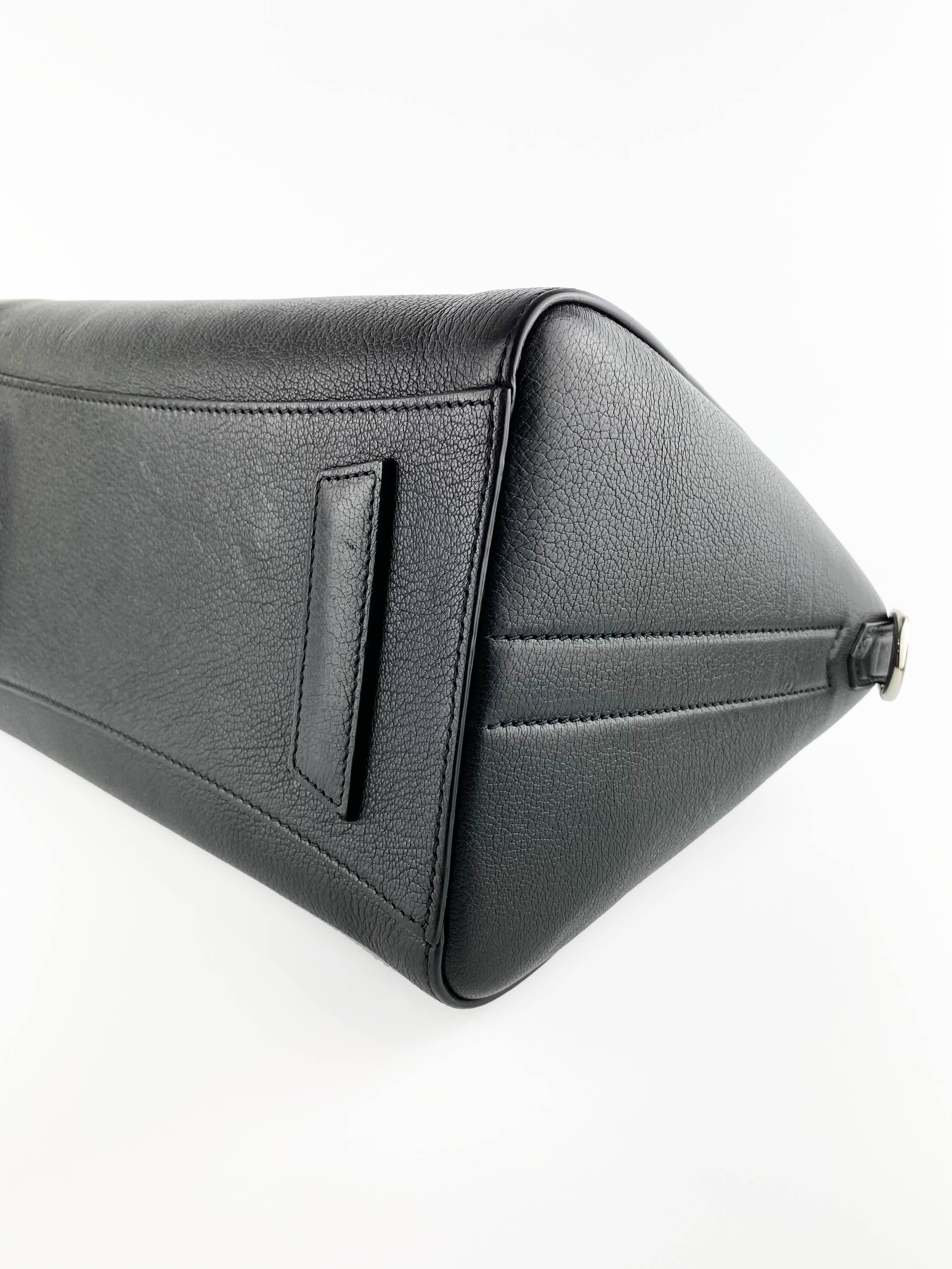 Givenchy Black Small Antigona Tote Bag - Luxury Leather Handbag for Women | Perfect for Work, Travel & Everyday Use