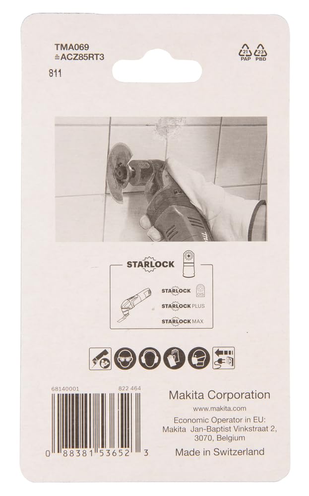 Makita B-65028 Premium Black Saw Blade - Durable Circular Saw Blade for Woodworking & DIY Projects | Perfect for Cutting Wood, Plywood & MDF
