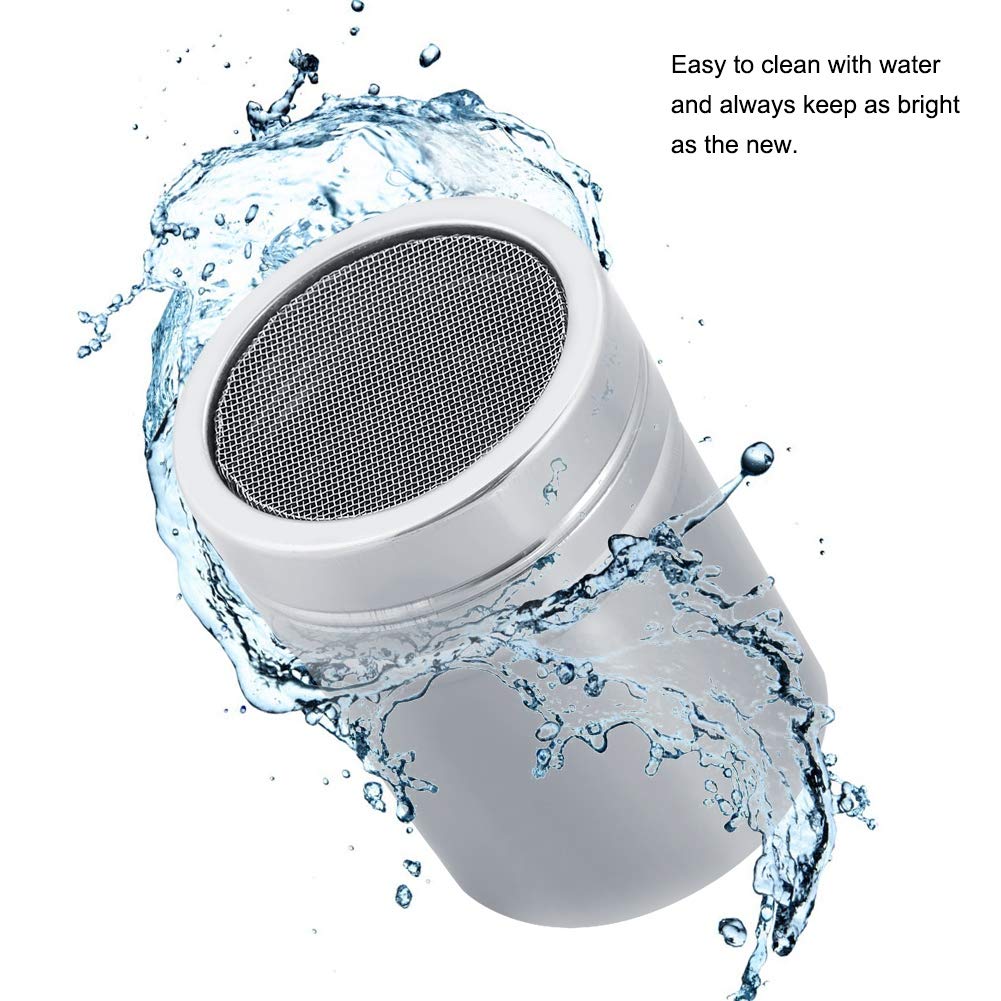 Premium Stainless Steel Powder Sieve with Fine Mesh - Manual Kitchen Strainer for Cocoa, Coffee, Sugar & Spices | Ideal for Baking, Cooking & Food Prep | Durable & Easy to Clean