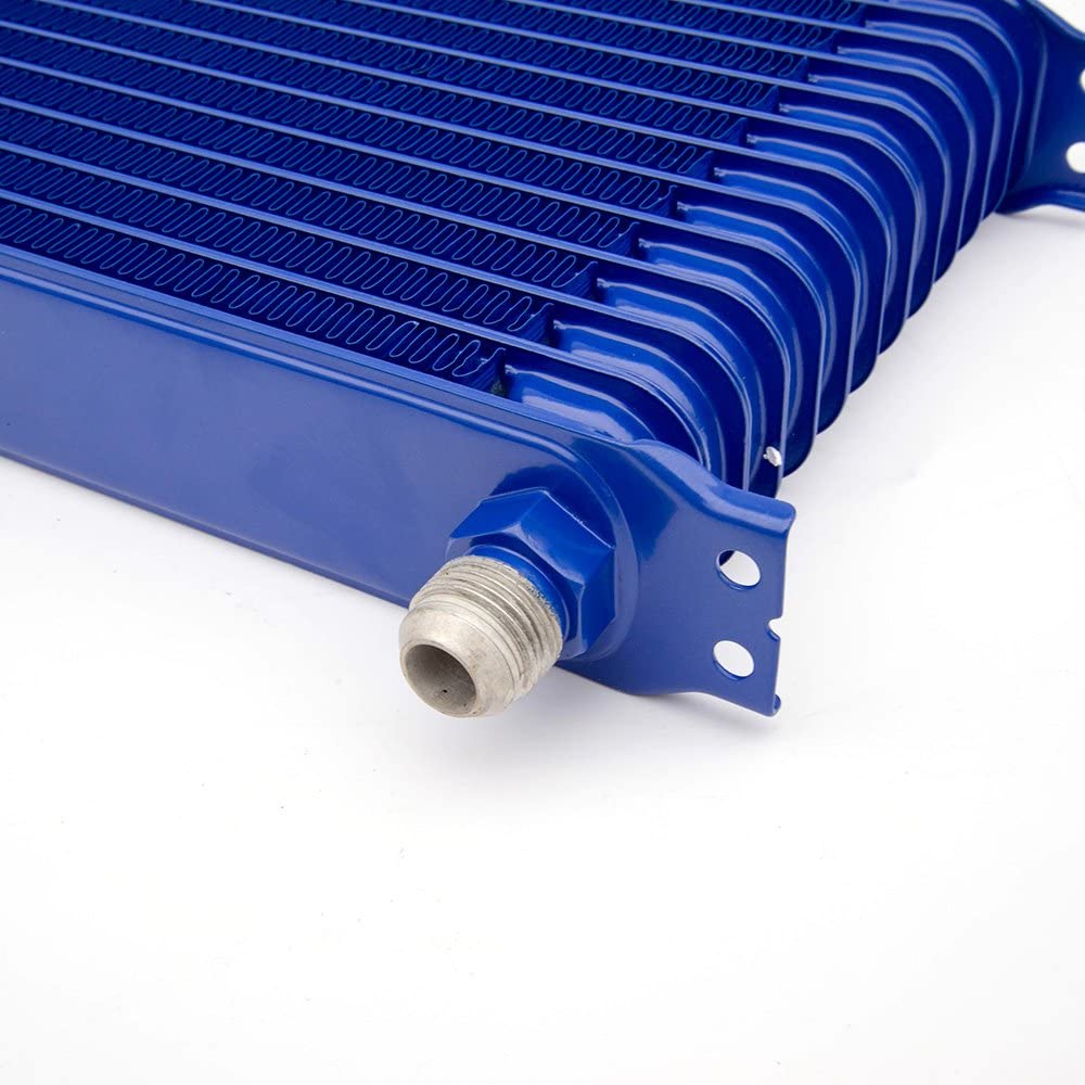 10 Row AN10 Engine Oil Cooler Relocation Kit with Stainless Steel Hose & Filter Adapter - High Performance Cooling Solution for Racing, Off-Road & Modified Vehicles