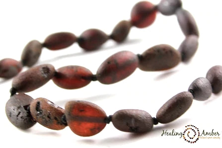 Natural Baltic Amber Teething Necklace for Babies & Kids - Pain Relief for Teething & Soothing Discomfort - Perfect for Infants, Toddlers & Teens - Ideal for Home, Travel & Everyday Wear